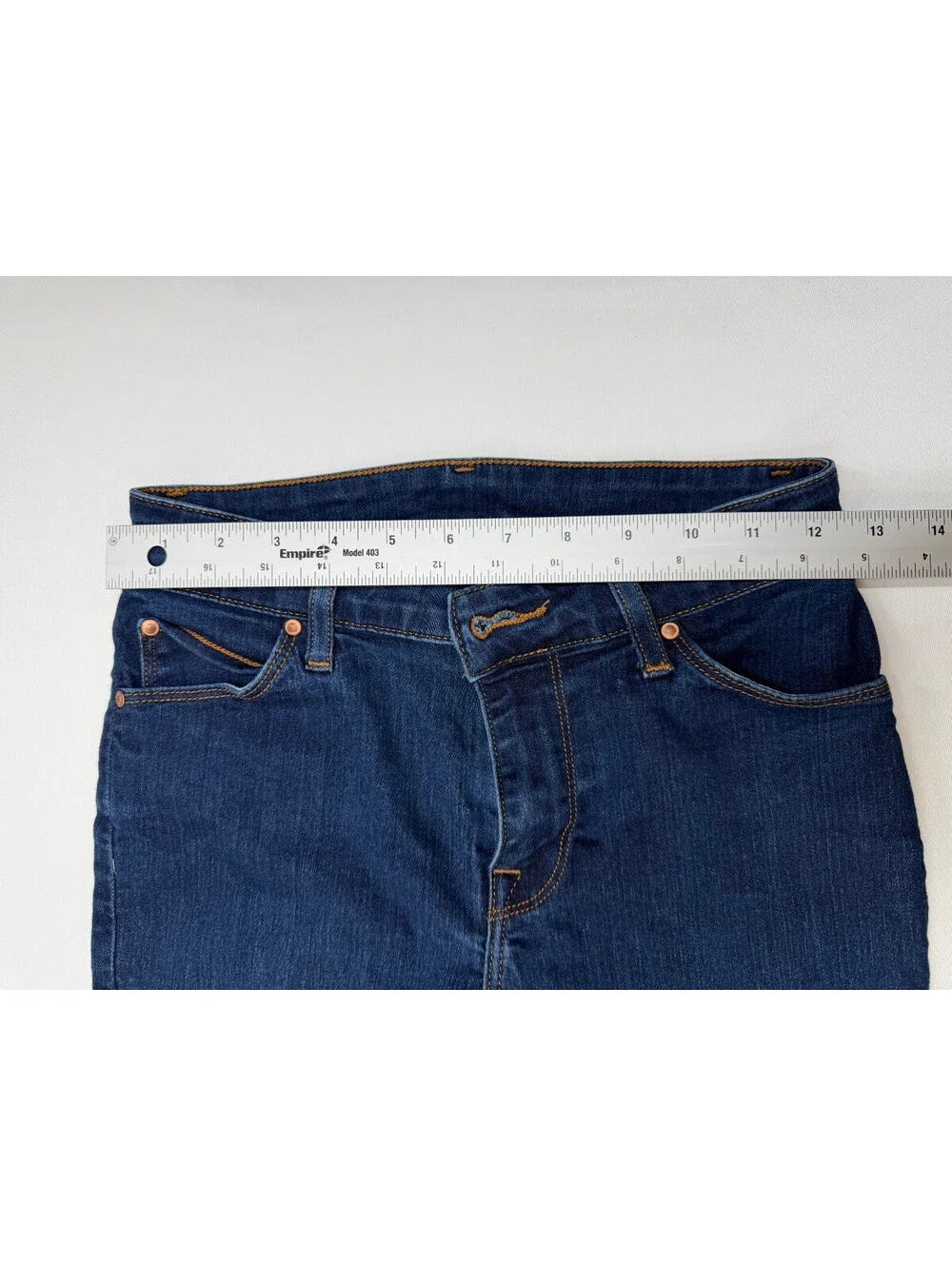 Asos Design Men's Skinny Jeans Dark Wash Slim Fit Low-Rise Stretch Size 28 Blue